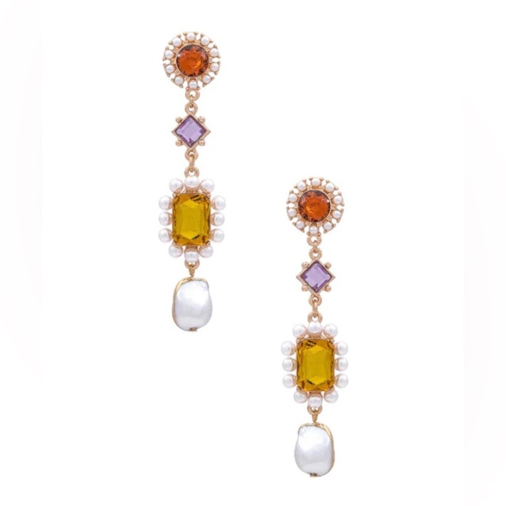 8 Other Reasons - Baroque Drop Earrings